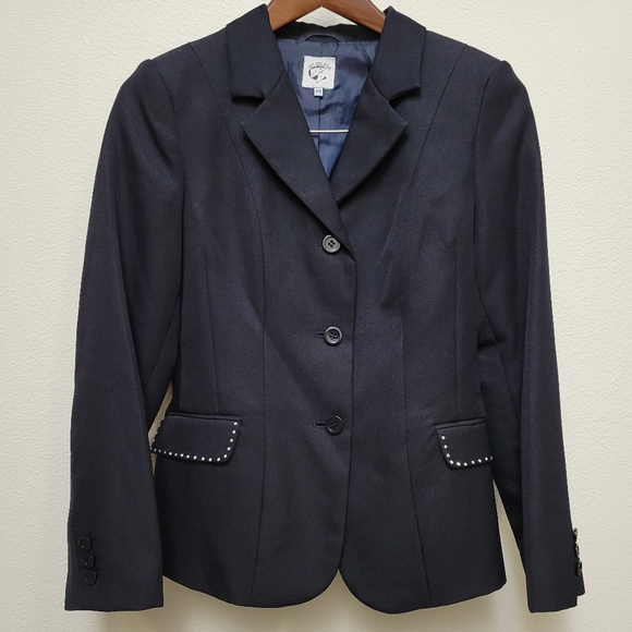 Equestrian Show Jacket Navy NWOT - Picture 1 of 5